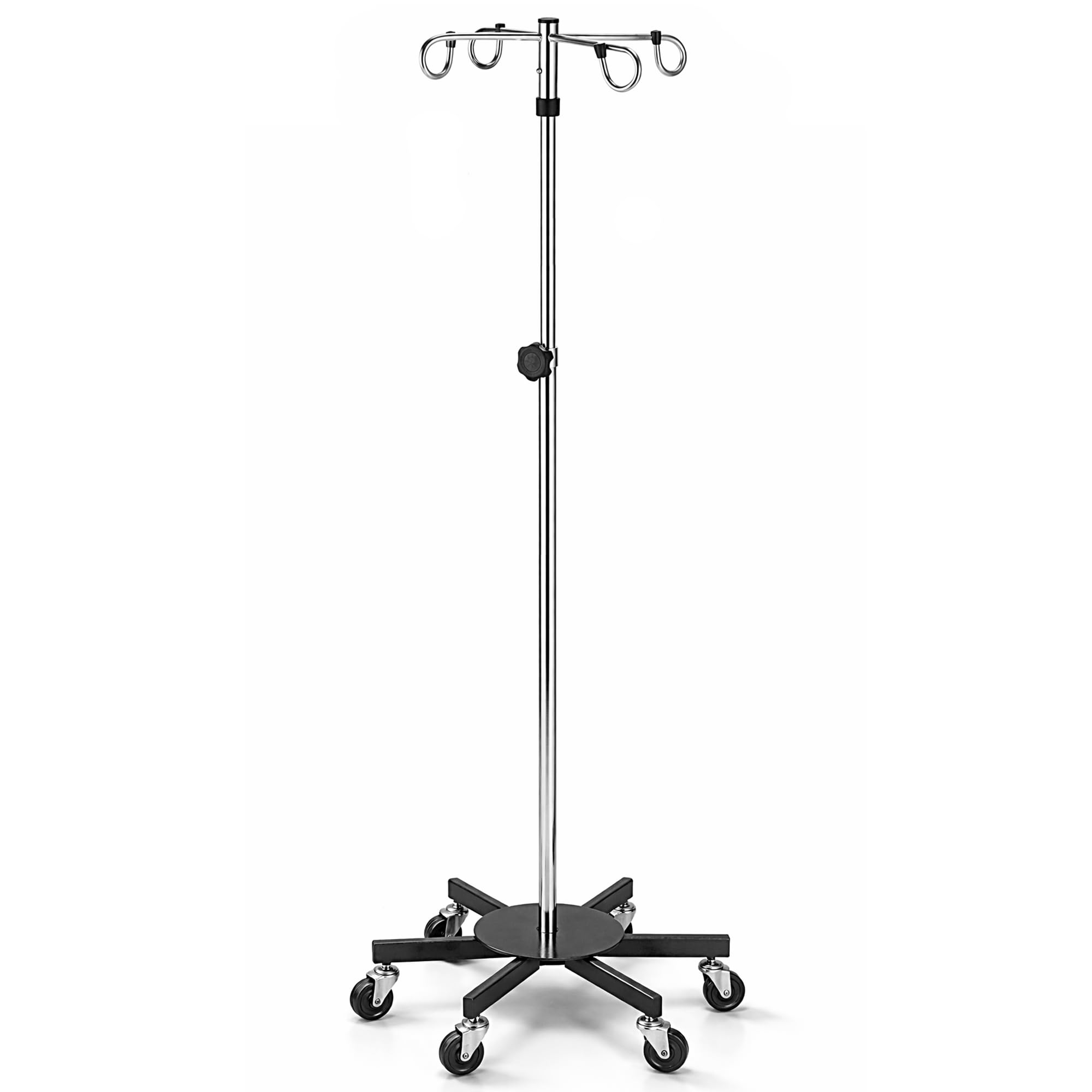 Amazon.com: MediChoice IV Pole Rolling 4 Hook - 6 Leg, Chrome